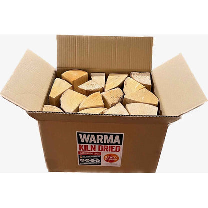 23L Log Box Kiln Dried Hardwood Silver Birch Firewood
