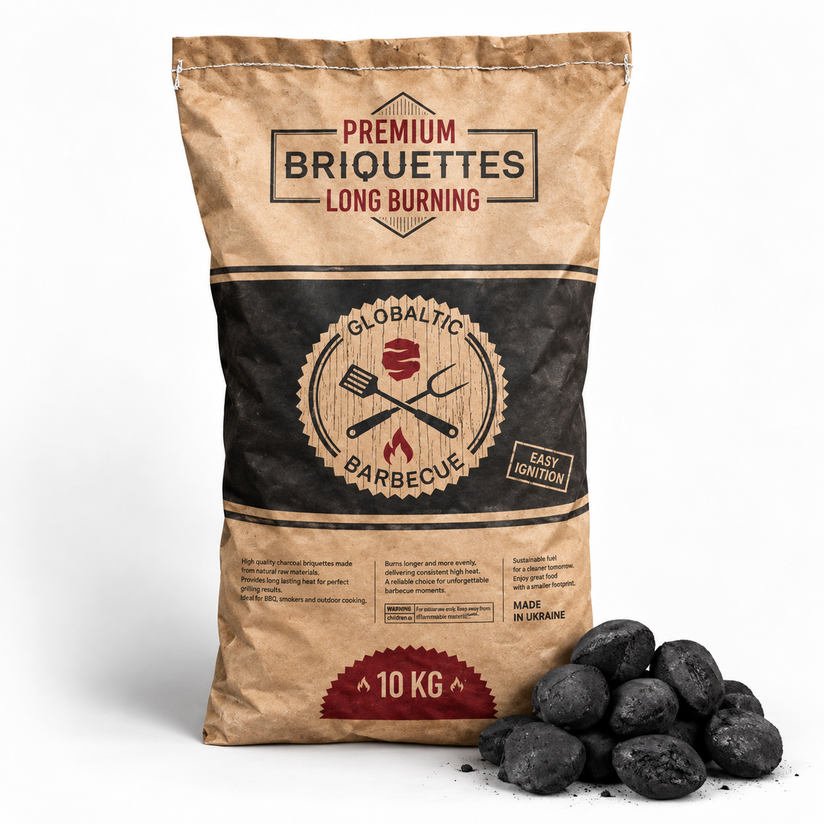 Birch Charcoal Briquettes 10kg