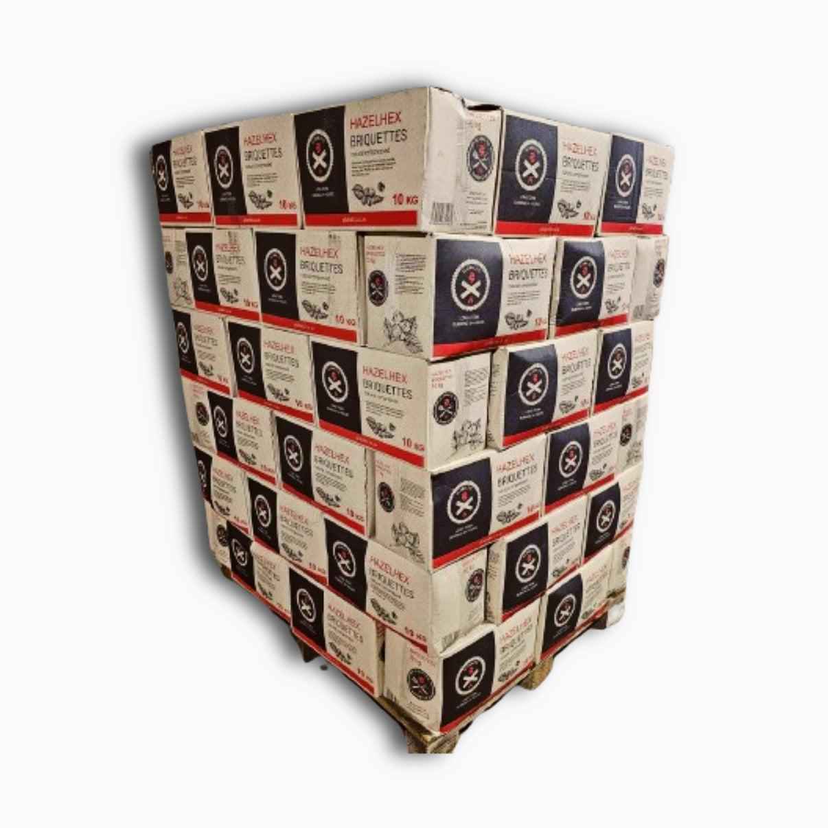HazelHex Briquettes 10kg Pallet